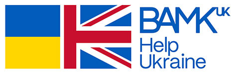 Help Ukraine BAMK UK Logo