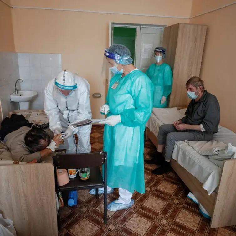 Ukrainian hospital.